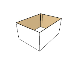 Acessório de papelão modelo 0501