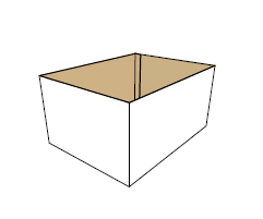 Caixa de papelão normal modelo 0200