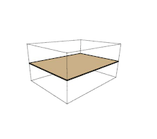 Tabuleiro de papelão modelo 0901