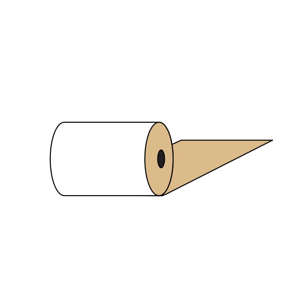 Bobina comercial de papel