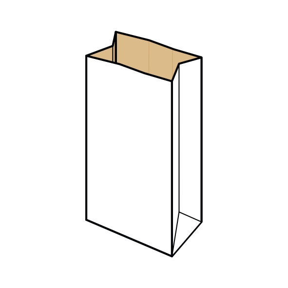 Saco de papel padaria
